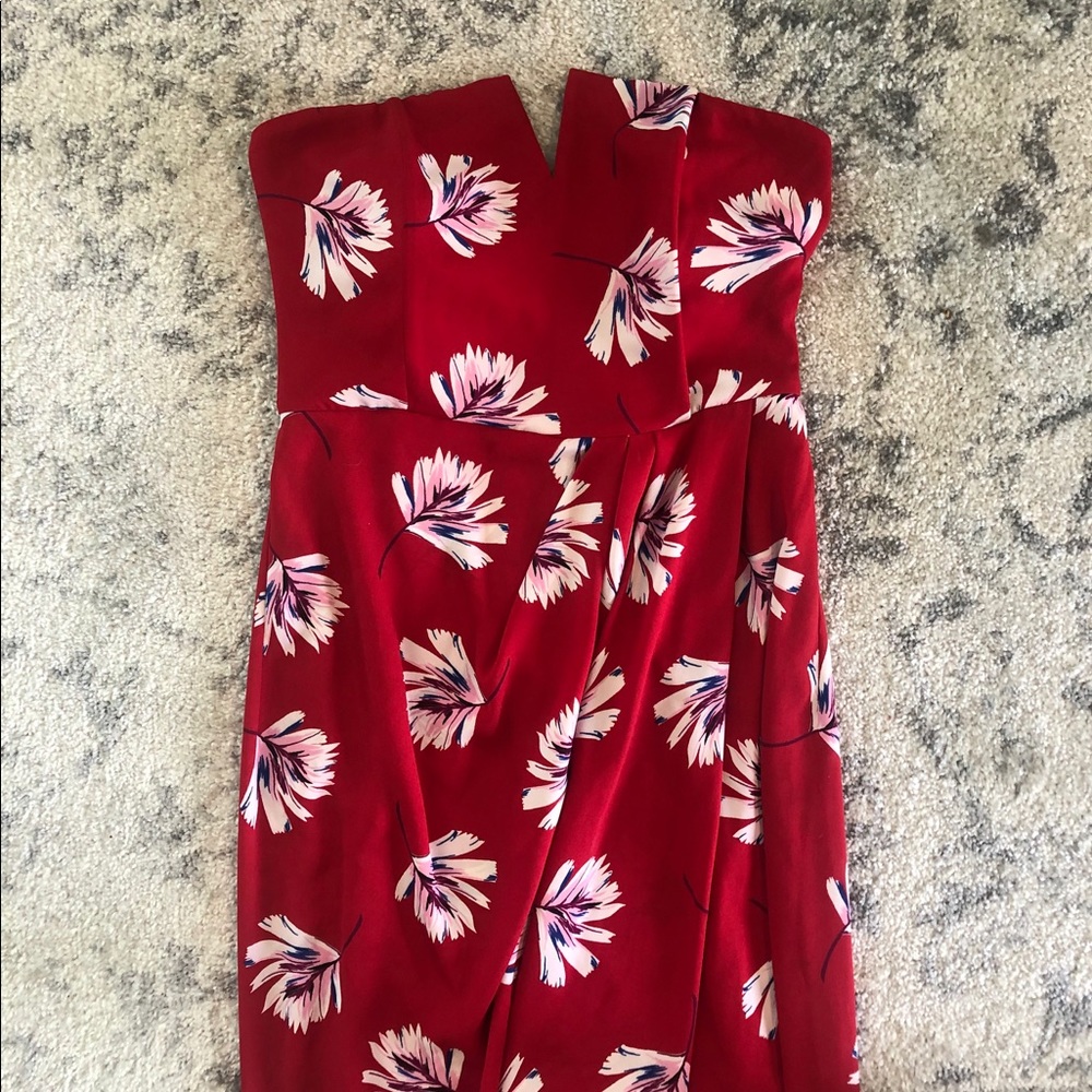 Express Strapless Dress with Slit